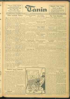 Tanin Gazetesi 17 Aralık 1943 kapağı