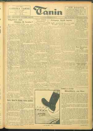 Tanin Gazetesi 20 Aralık 1943 kapağı