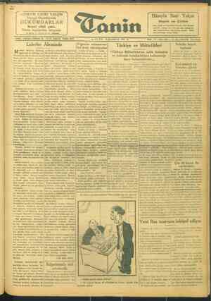 Tanin Gazetesi 24 Aralık 1943 kapağı