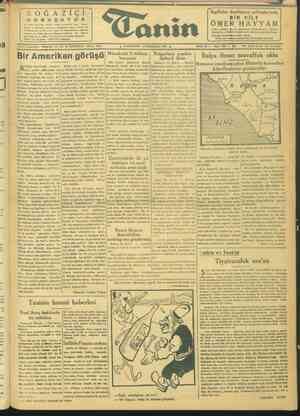 Tanin Gazetesi 24 Ocak 1944 kapağı