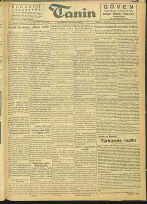 Tanin Gazetesi 26 Ocak 1944 kapağı
