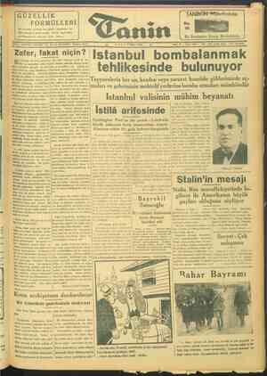 Tanin Gazetesi 2 Mayıs 1944 kapağı