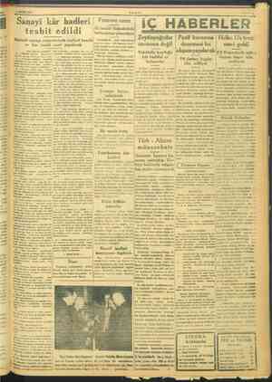    5 MAYIS 19 1944 Sanayi kâr hadleri | Pencerecamı tesbit edildi gr sanayi zümrelerinde maliyet hesabı! Paşabahçede — yeni