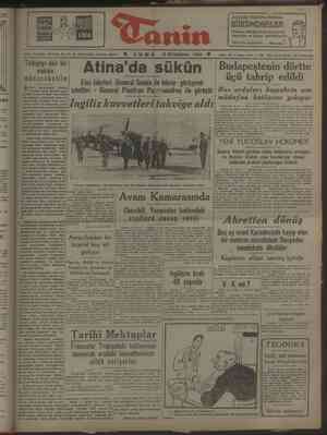  1944 yumar -- 3 arlık razı” ğa ve Adres: Cağaloğlu, Türbodar Se. No. 18, İSTANBUL. Telefon: 22477 Türkiyeye dair bir makale