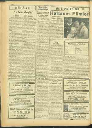    SAYFA: 4 Tası Ka — mama ,21 OCAK 1915. r R 1) “Ben değili en değilim HIKA ivle SİNEMA , münasebetiyle —— 0 E s Y a / an d e