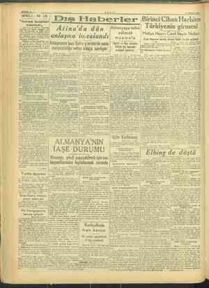    Çi SAYFA: 2 — TANİN ei Haberler Atina'da dün anlaşma inizalandı hazı Solcu çavrelerde sebep olduğu sanılıyor Hi ŞUBAT 1945