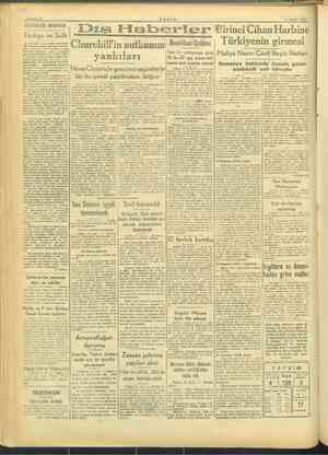       .SAYRALZ TANIN HADİSELER ARASINDA 17 MART 1945 Türkiye ve Sulh Amerikan Ordusu | İ ürkiyenin girmesi Maliye Nazırı Cavit