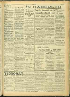  Çi ni 21 MART 1915 Liseli Gencin Marifeti 500 öğretmen hastalandı Okulların tatili hakkında içinde karar karnesi Karakorsaya