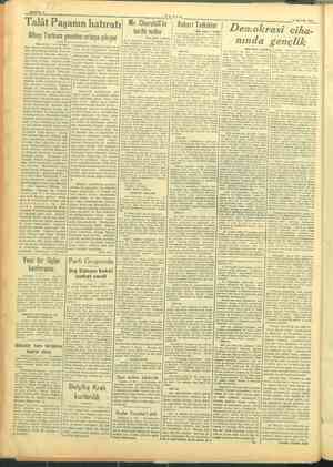    4 SAYFA: 6. Talât Em > ein. Aster Teller Demokrasi ciha- arı Albay Torkum yeniden ortaya çıkıyor Şa nında gençlik 9 MAYIS
