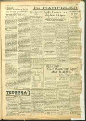  23 MAYIS 1945 TANİN SAYFA ŞIMDİLİR; İÇ HABERLER “ Memur maaşlarını derhal iki misline çıkarmalıyız! Siadındaki| İneiliz...