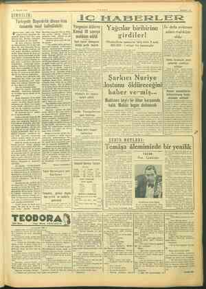  31 MAYIS 1945 ŞİMDİLİK: Türkiyede Bayındırlık dâvası kısa zamanda nasıl halledilebilir. ge in sona eren e releri esnasında
