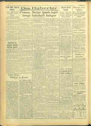    SAYFA:2 e TANİN mn e 2 8 HAZİRAN 1947 Falih Rıfkı demeci “Ulus,, Başyazarı San Franciscoda radyoda konuştu Berlinde alınan