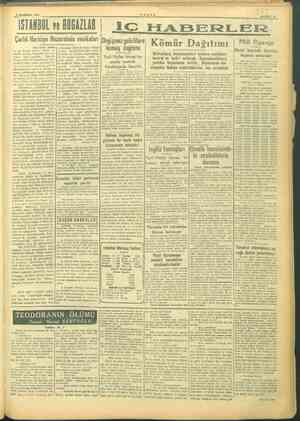    sü ği sakasi 8 HAZİRAN 1945 TANİN STANBUL ve BOĞAZLAR Çarlık Hariciye Nezaretinin vesikaları © SAYFA: İÇ HABERI ER Kömür