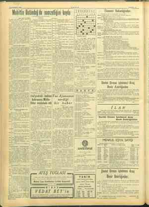    15 HAZİRAN 1945 (Baş tarafı 1ineide) kendileri için tesbit edilmiş saatlerde reylerini kullağmcaklarlır. lonu Pazar sabahı