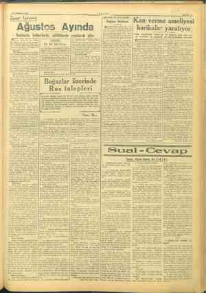    .,31 TEMMUZ 1945 TANİN : : SAYFA: 5 Ziraat Takvimi: verme ameliyesi Ağustos Ayında harikalar yaratıyor Bağlarda,...