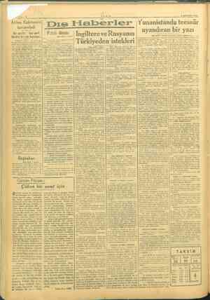  TANİN 4 AĞUSTOS 1945 Dı sa Hab erler Y unanistanda teessür uyandıran bir yazı tamamladı parti Potsin dâvası | | İngiltereve