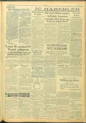  15 AĞUSTOS 1945 TANİN ŞİMDİLİK: > A — Şükrü Yalı büyük derdi EC HARBELKYSL EFE? ri ci ihi- Bir kat elbise Otomobil kazası...