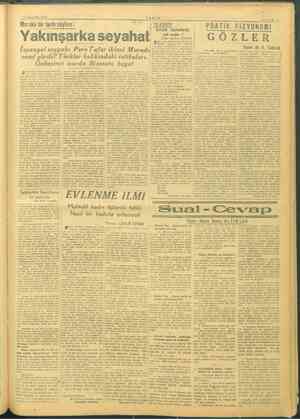      e » AĞUSTOS 1945 TANIN SAYFA: 5 Meraklı aklı bir tarih sayfası: TELESKOP ooO| PRATİK FiZYONOMİ Yakınşarka s amil GÖZLER ©