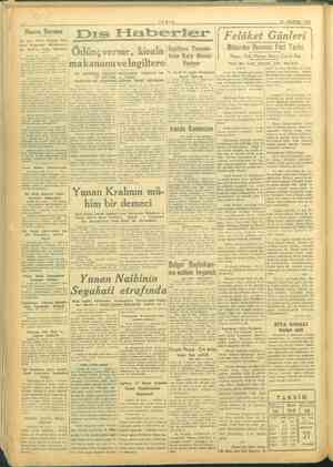  a LEED — ş TANIN 27 AĞUSTOS 1945 Mısırın Durumu Dıs Haberler ( Felâket Günleri | Bir Mısır Millet Vekiline ısır o İsviçredeki