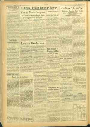    TANIN i 29 AĞUSTOS 1945 ETE Dıs Haberler |( Felâket Günleri | Tedavülden kaldıran Deni- siren ğe 1 i a  Tanhi “ Yunan...