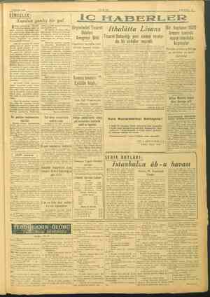    4 EYLÜL 1945 SİMDİLİK: Sapılan yanlış bir yol ilmem gazetelerde “ “Tav serlevhası mönii çikan e zelti teler mem basari n