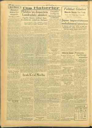    i SAYA: a. TANIN söze 20 EYLUL 1945 . sebili LN Dış Haberler Felâket Günleri #emurları |Molotov'un demecinin ja e Mütareke