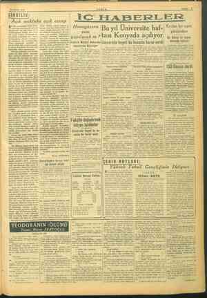  20 EYLÜL 1945 ŞİMDİLİK Poık meki açık cevap mini ik gazetesinde Nejat | e . in am vi Havagazına Bu yıl Üniversite haf Kırılan