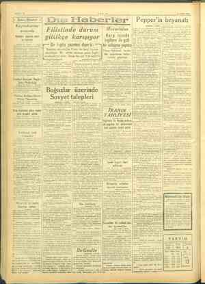    © kucaklı indirdik! instvo ile örttüklerini Buçunu iLiraf etmiştir. SAYFA: 2 ü TAN' N 13 EKİM 1945. 35 Haberler Pepper'in