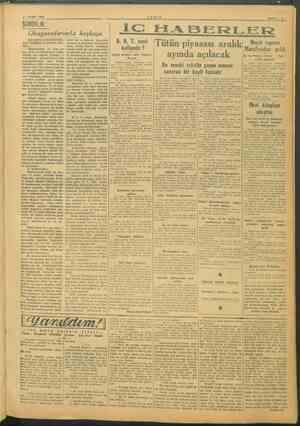  11 KASIM 1945 TANİN SAYFA: 2. ŞİMDİLİK: Okuyucularımla başbaşa iÇ HABERI ER D. D. T. nasıl i ası Necat vapuru kullanılır?...