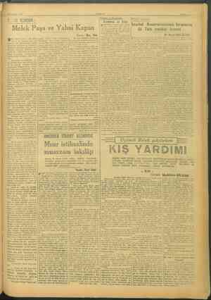    — KASIM 1945 TANIN SAYFA : 5 TOSİH İÇİNDEN : Melek Paşa ve Yahni Kapan Be. Se. Konservatuvarının bu senenin ilk Türk...