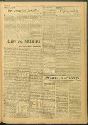    G ARALIK 1945 TARİH İÇİNDEN : TANİN Bir yeminden kurtuluş anuni Süleyman, oğlu şehzade , olmiâsını o temin etmişti. Onun İ-