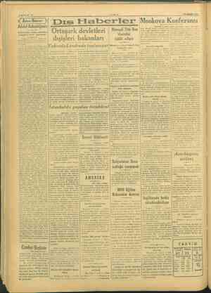    SAYFA:2 TANIN 10 ARALIK 1945 Dıs Haberler Konferansı Ortaşark devletleri | Varesal Ti Tus Dizgi dışişleri bakanları |...