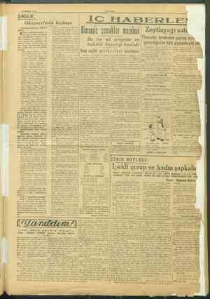    14 ARALIK 1945 ŞiMDiLiK Okuyucularla başbaşa Na çimi DA BAY KE BİLG, Er Ve gibi hakkı lan ik yü sa- bırla bel durmaktadır.