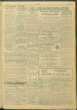  9 ARALIK 1945 istiyen Ermeniler ir Ermeni gazetesi bunları haklı buluyor iz Er- şehri- sa- e —— Orman kuruma kursları Tarım