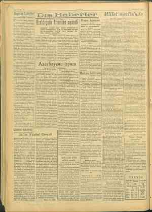    20 ARALIK 1945 mi Dış Haberler | Millet meclisinde | vasatı | an Amerikan siyaseti | 2. “ği 19 mii İngiltere meseleyi...