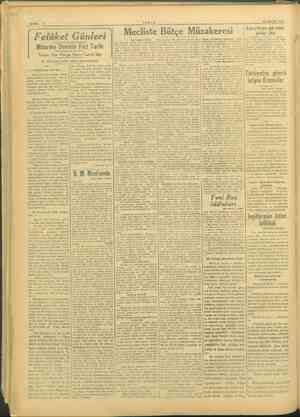    SAYFA: 6 TANIN 22 ARALIK 1945 Felâket Günleri — Mecliste Bütçe Müzakeresi N Konya yük katarı yolüan Mütareke Devrinin Feci