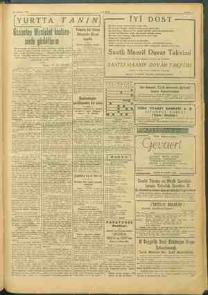  2E ARALIK 1945 (YURTTA 7 TANİNI özmen Me İemlekei hastam. "gperpizim sinde gördüklerim soydu iki gizi Çaldığı eşyalarla...