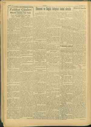    SAYFA: 6 TANİN 27 ARALIK 1915 Felâket Günleri Ekonomi v dağlık bütçeleri kahul olundu e Mütareke Devrinin Feci Tarihi...