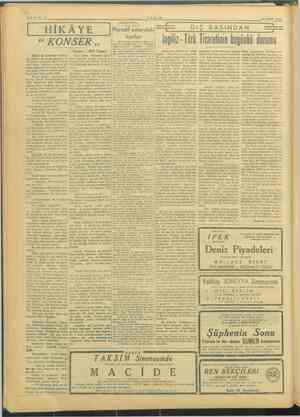  2 .SAYFA:4 26 OCAK 1946 HİKÂYE YARINKİ DÜNYA: DIŞ BASINDAN konfor ci nn en kalabalık muhitin- için Badi etli, saçı saka- e