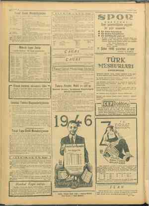    SAYFA:8 9 ŞUBAT 1945 Tekel Genel pi ünden Yurd ihtiyacı için dahilinde (8000) ton kalive | Rio 8, 4, O tipleri t iğ "sa...