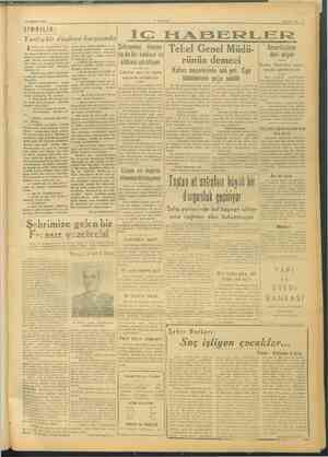  10 ŞUBAT 1946 z ANİ i SAYFA:3 ŞİMDİLİK: || vi b? bir le eta E Cc HH ALES E Fe FR Ie yk pm lap Kl ml rm | Tekel Genel Müdü- |
