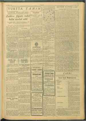    İ8 NİSAN 1946 ” ey TANİN SAYFA: I (YURTTA TANIN| BUYUK KIYMETLER EDİRNE iE MEKTUPLARI | Tarçutlada > Halkevi nn Zahire...