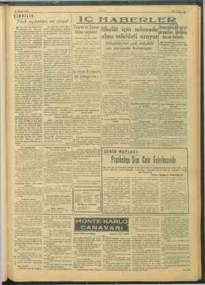    21 NİSAN 1946. ŞİMDİLİK: Türk aydınları gir kas gün önce ince değerli me da, aatten bahs Dünya Harbinin do- birinin de dik