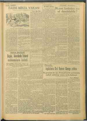  ARİH İÇİNDEN : 3 DASNI MİRZA VAKASI Dasnı, Mirza kudurmuş gibi döğüşüyordu. mi Müeni aeln Küe Beylerin-  Lâk k ağaları...