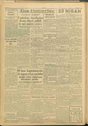    SAYFA: 2 TANİN 24 NİSAN 1946 aram Dıs fHiaberler | 923 NISAN 1 Anıtların korunması Azerbaycan temsilcileri Mussolini'nin