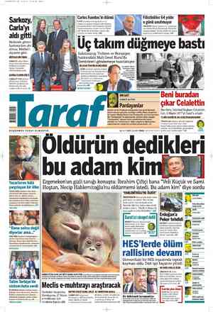 Taraf Gazetesi 16 Mayıs 2012 kapağı