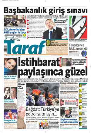 Taraf Gazetesi 23 Mayıs 2012 kapağı