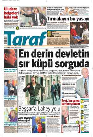 Taraf Gazetesi 29 Mayıs 2012 kapağı