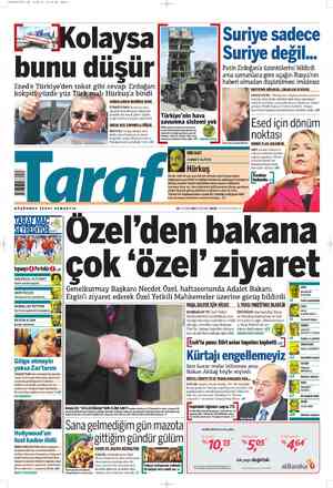 Taraf Gazetesi 28 Haziran 2012 kapağı