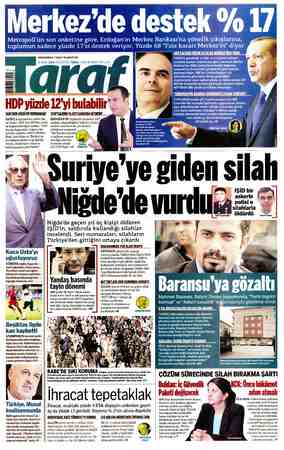    2 MAR MARAS LZ Araştırma'nın sahibi Mu- rat Gezici, HDP'nin AKP'den ciddi DÜŞÜNMEK TARAF OLMAKTIR 12015 PAZARTESİ 75KR$ /